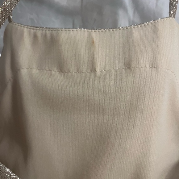 Hayley Paige Gold Liquid Metallic Dress - Picture 10 of 10